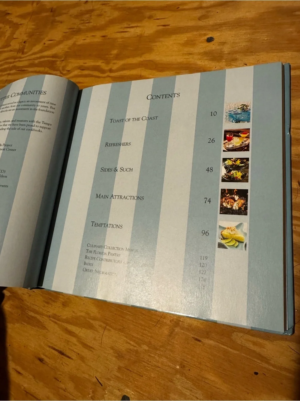 Capture the Coast Blue Decorative Coffee Table Book by